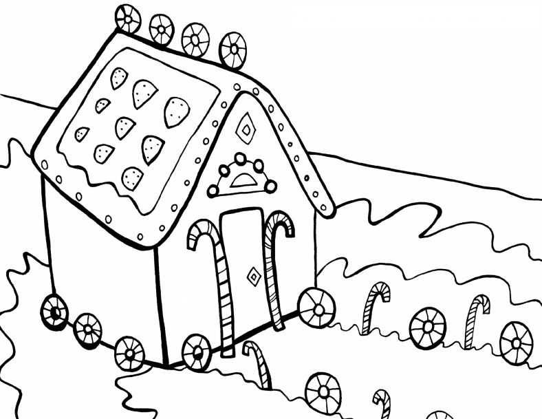 Candyland Coloring Pages Free