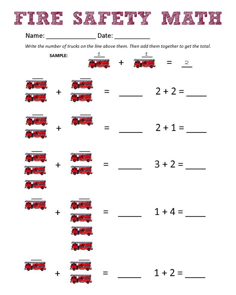 Fun Math Sheets for Grade 1