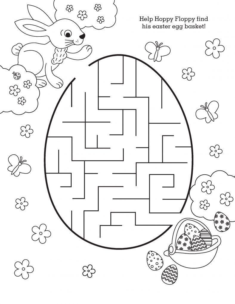 Easter Maze for Kids