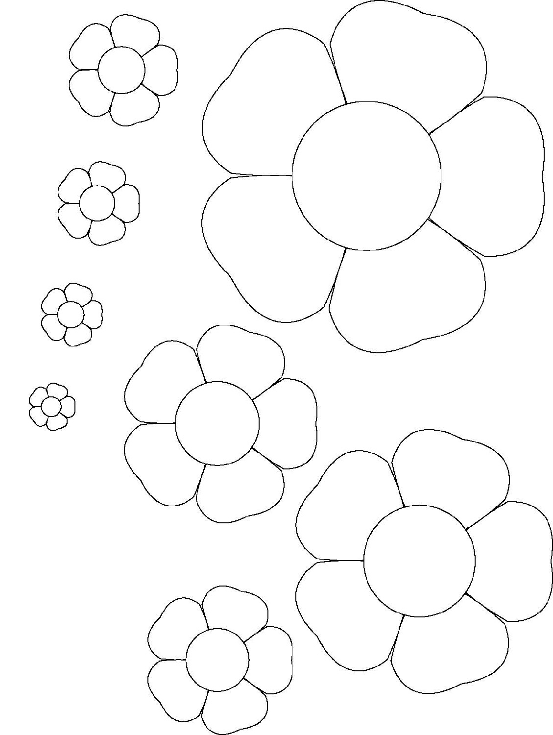 Flower Template Pattern