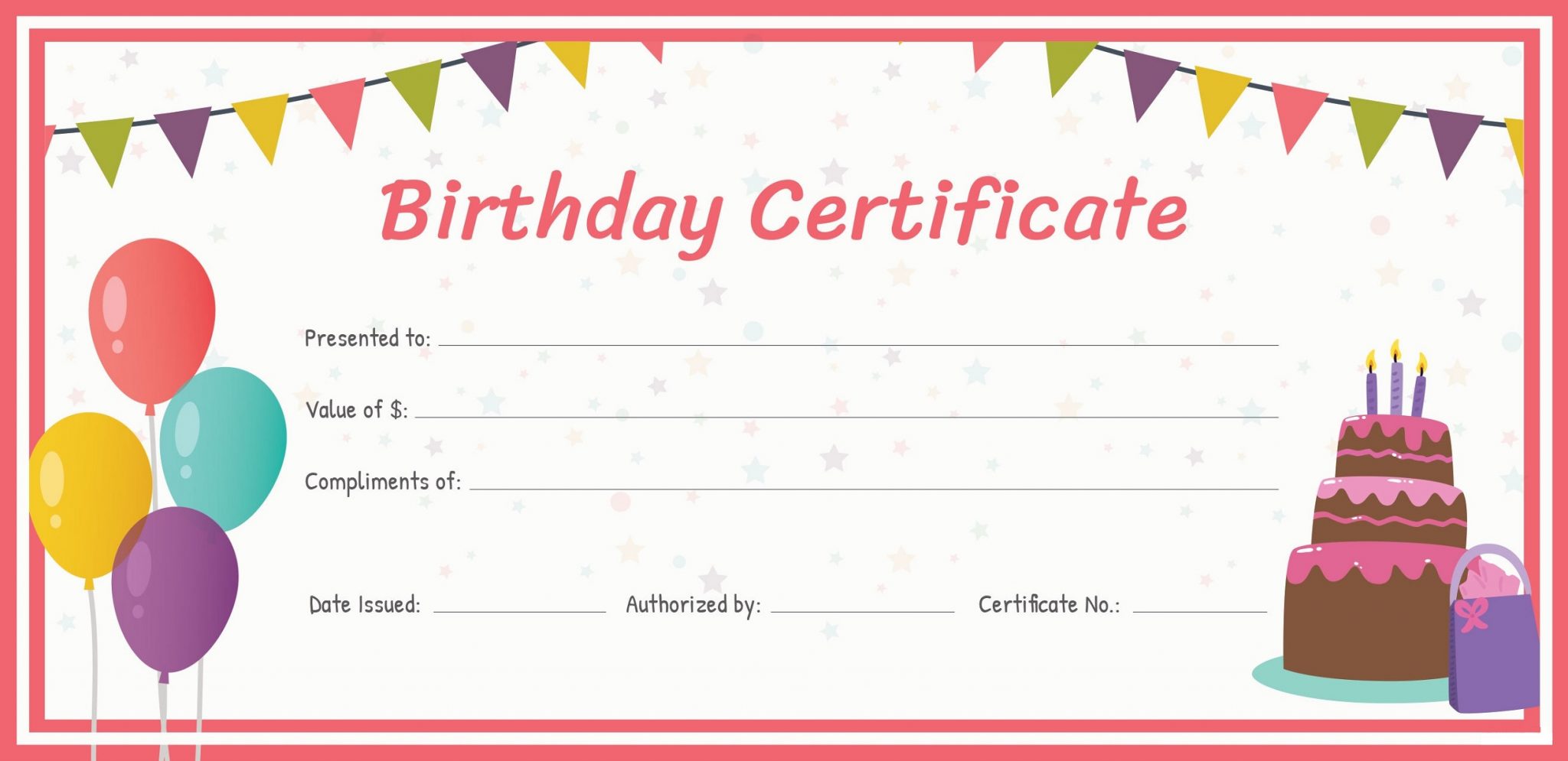Google Gift Certificate Template