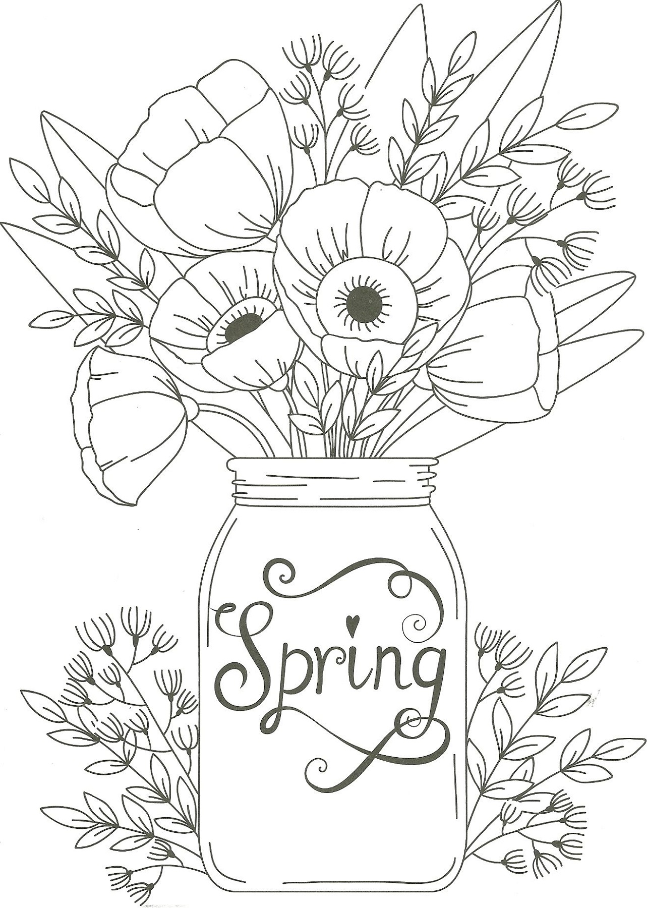 Free And Printable Spring Coloring Pictures 101 Activity