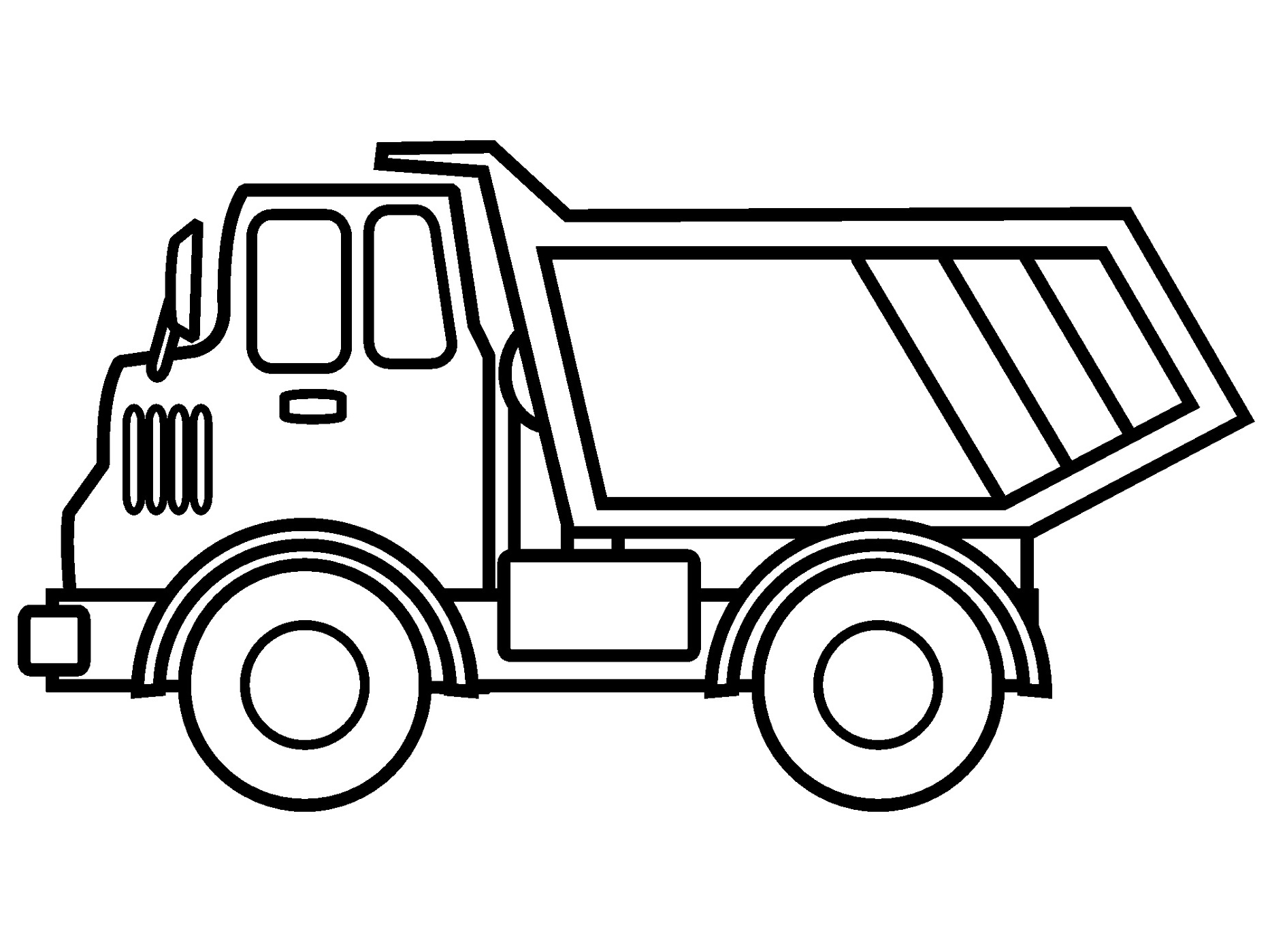 Fascinating Truck Coloring Pages for Kids | 101 Activity