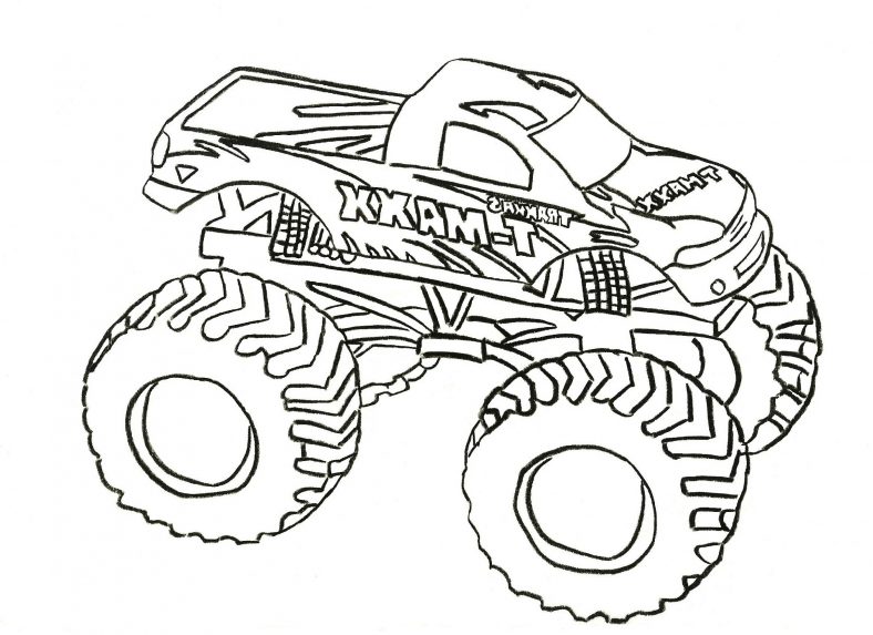 Monster Truck Color Pages