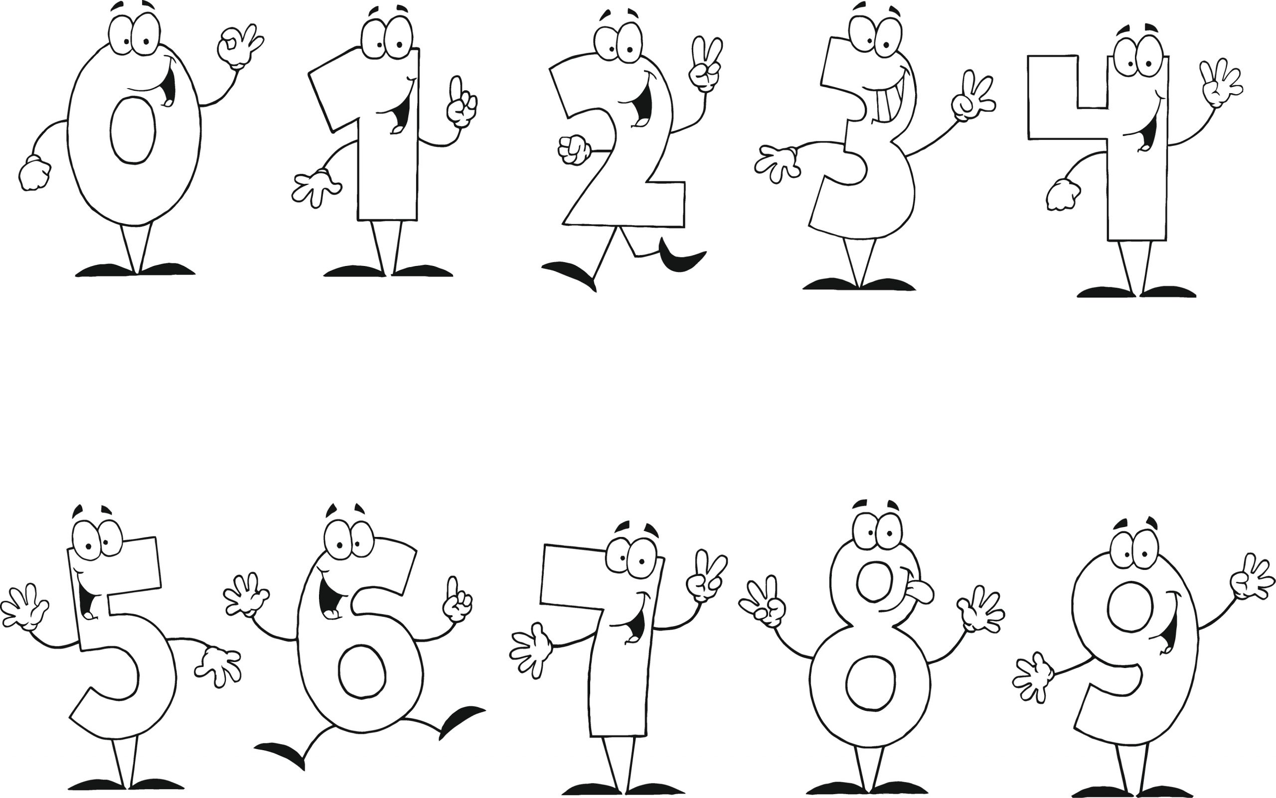 Coloring Picture of Numbers