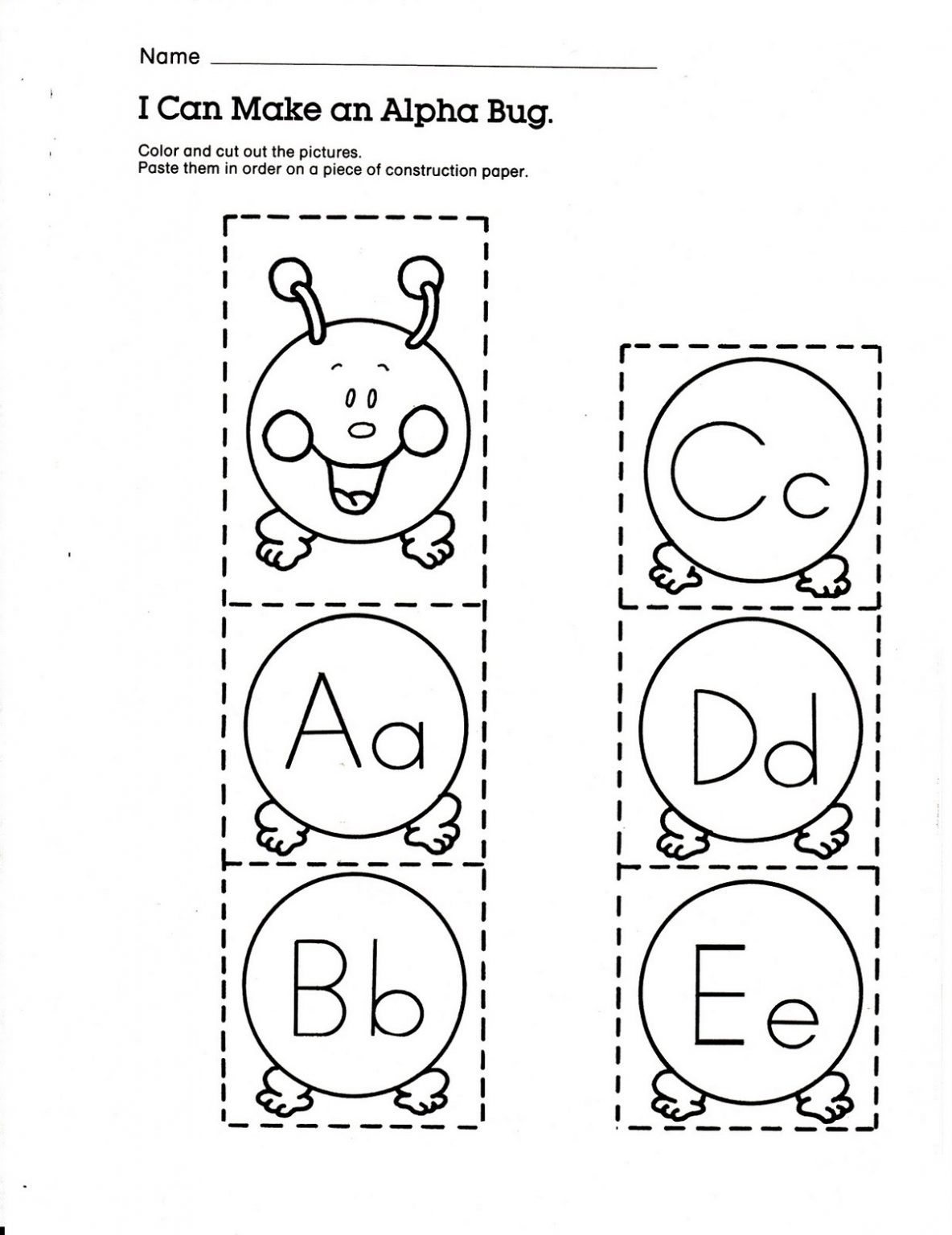 Alphabet Review Activities Kindergarten