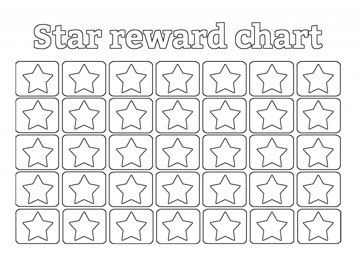 Simple Printable Reward Chart