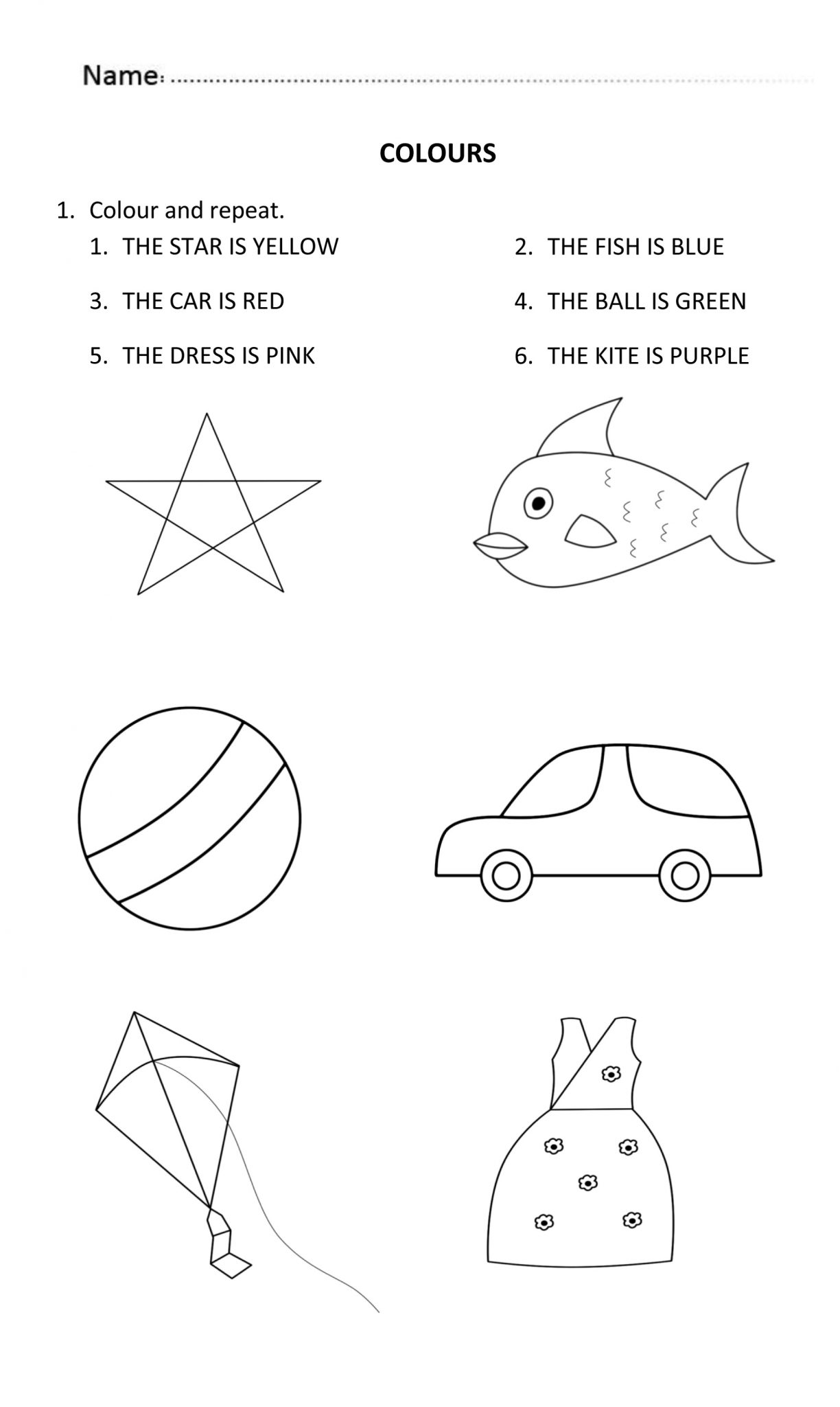 Free and Printable Worksheets for 5 Year Olds 101 Activity