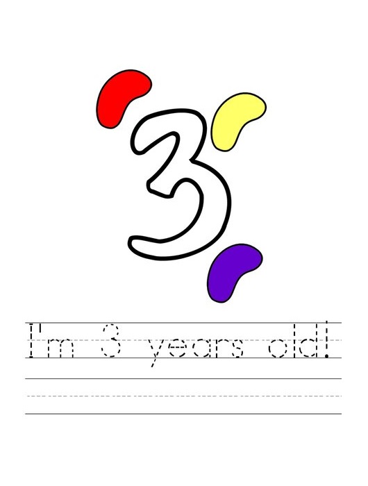 Printable Worksheets For Three Year Olds