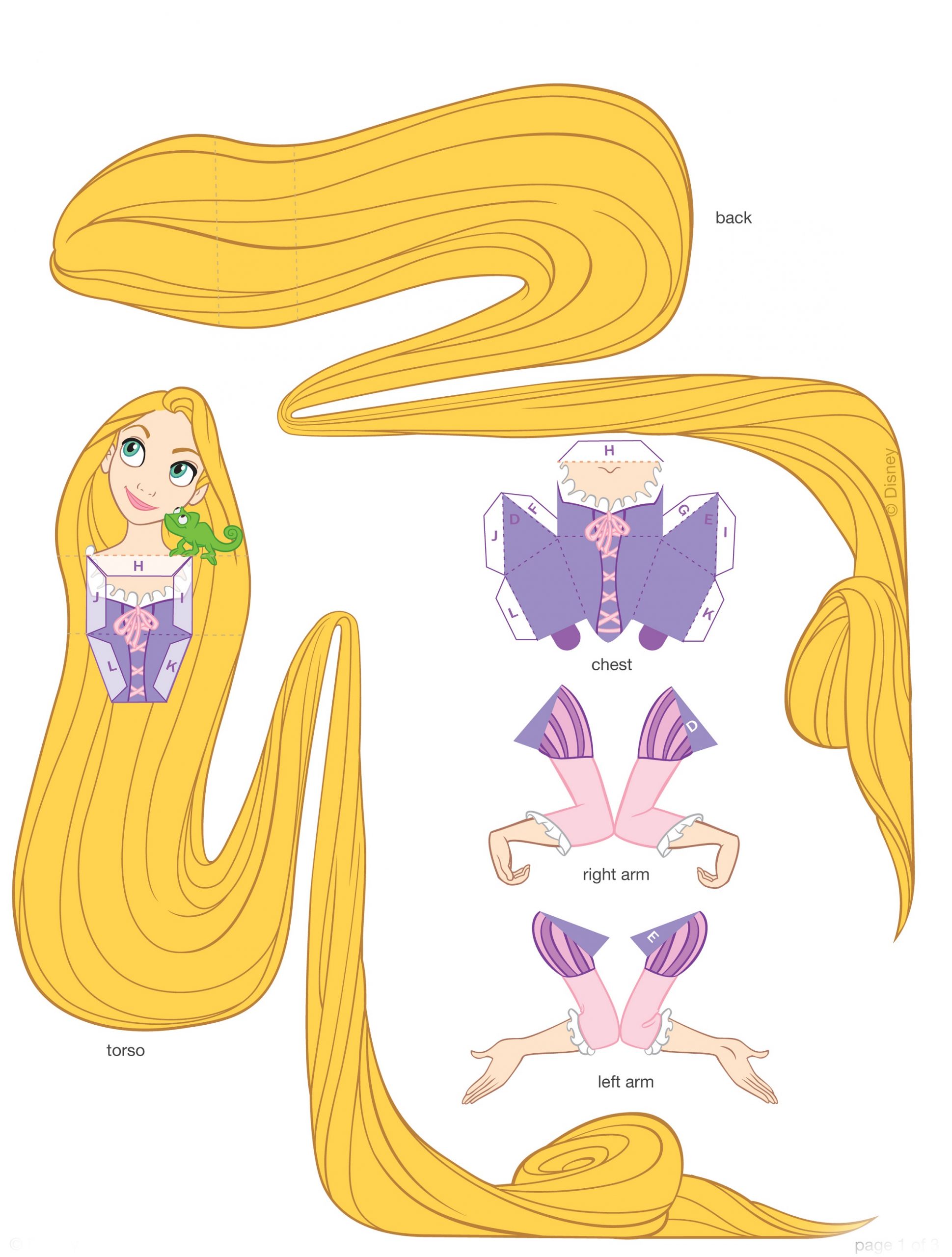 Puppet Tangled Printables
