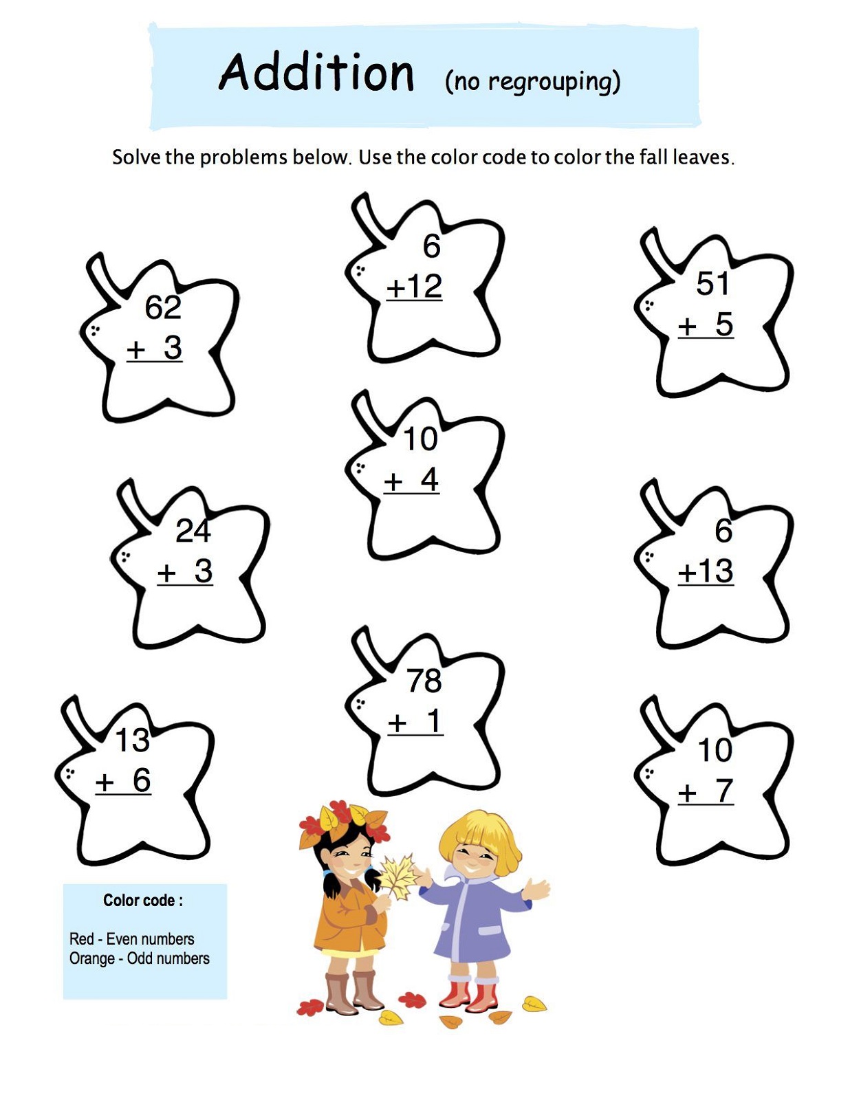 Coloring Even And Odd Number Worksheets