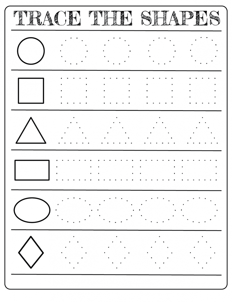 PreK Shapes Worksheets to Print 101 Activity