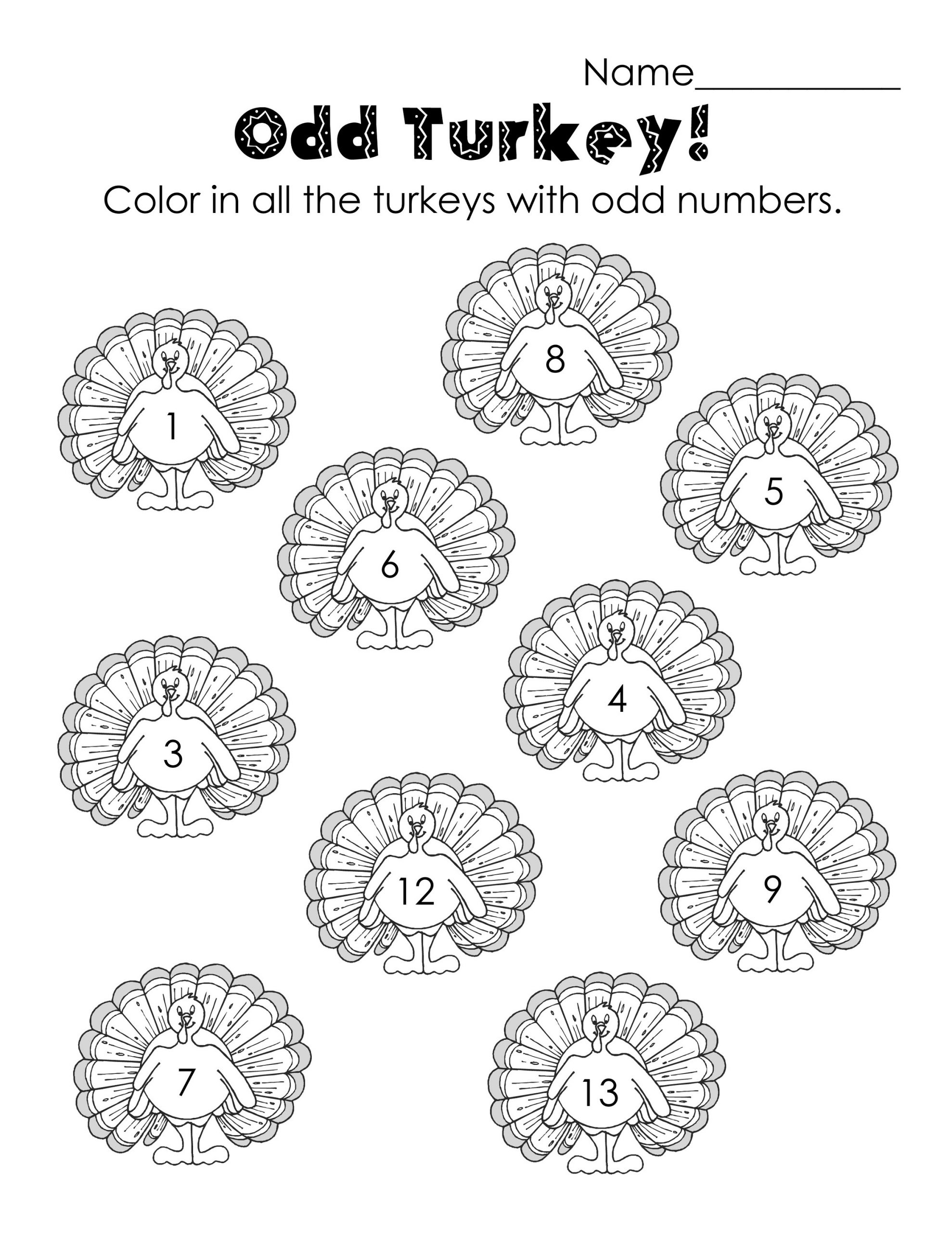 even and odd numbers worksheet games