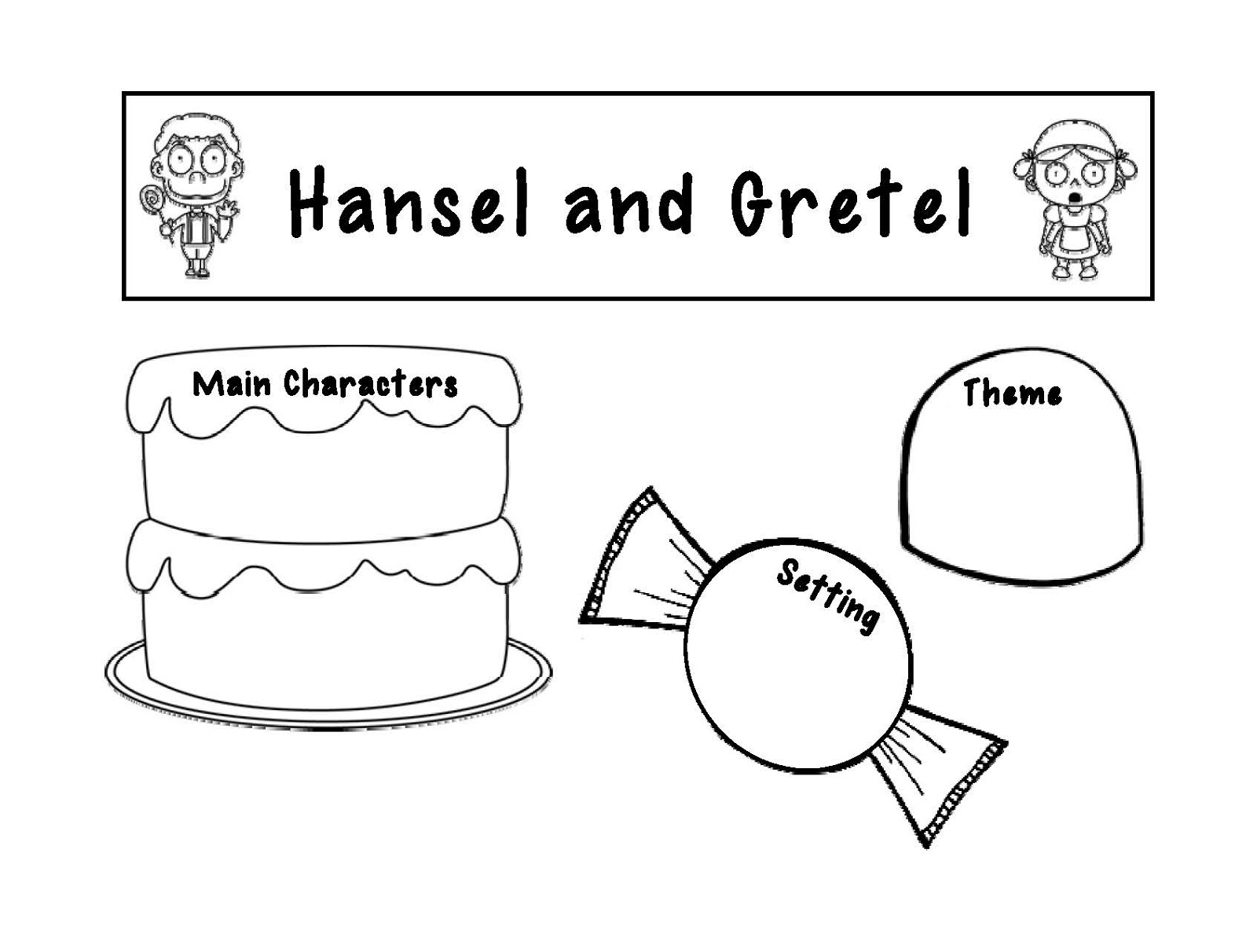 hansel and gretel worksheets activity