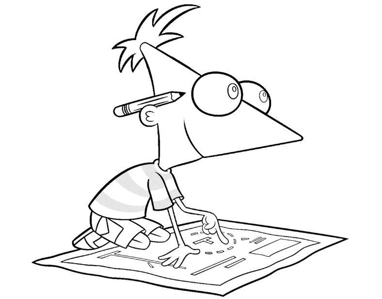 Fun Phineas And Ferb Coloring Pages