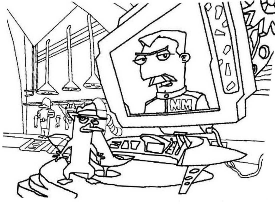Phineas And Ferb Coloring Pages Images