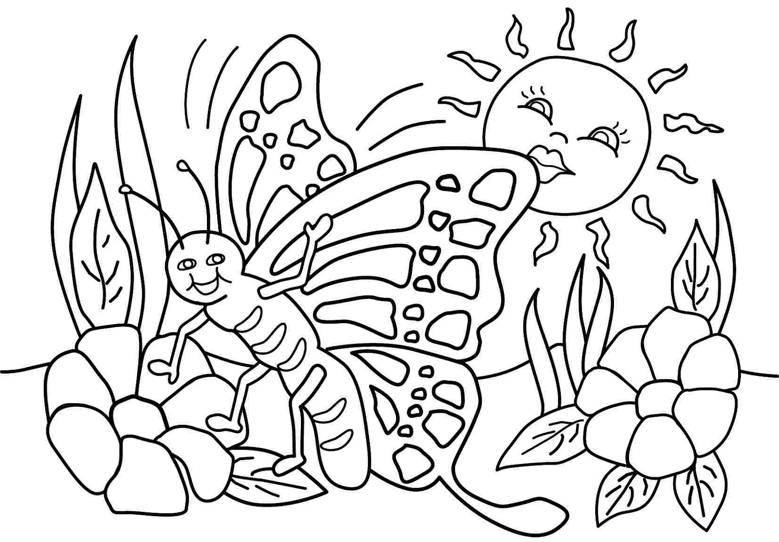 Spring Seasons Coloring Pages