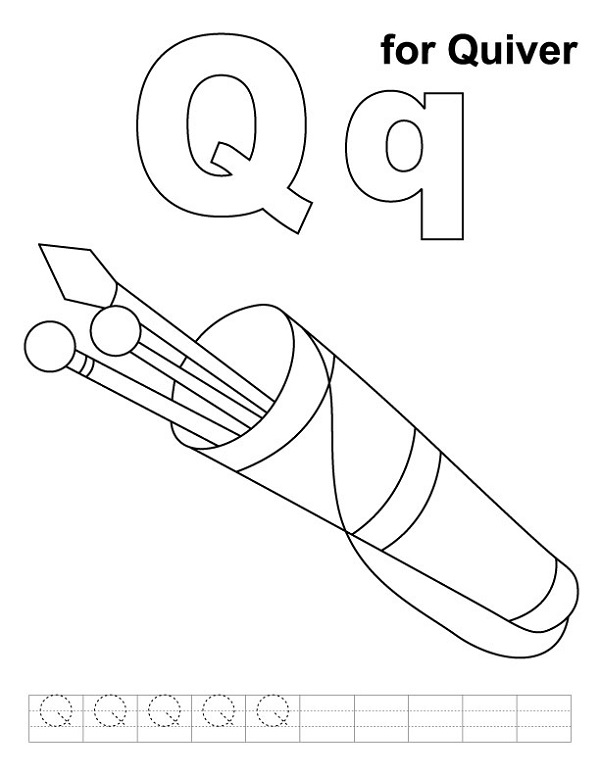 Education Quiver Coloring Pages
