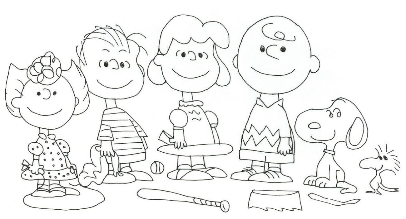 Printable Peanuts Coloring Pages