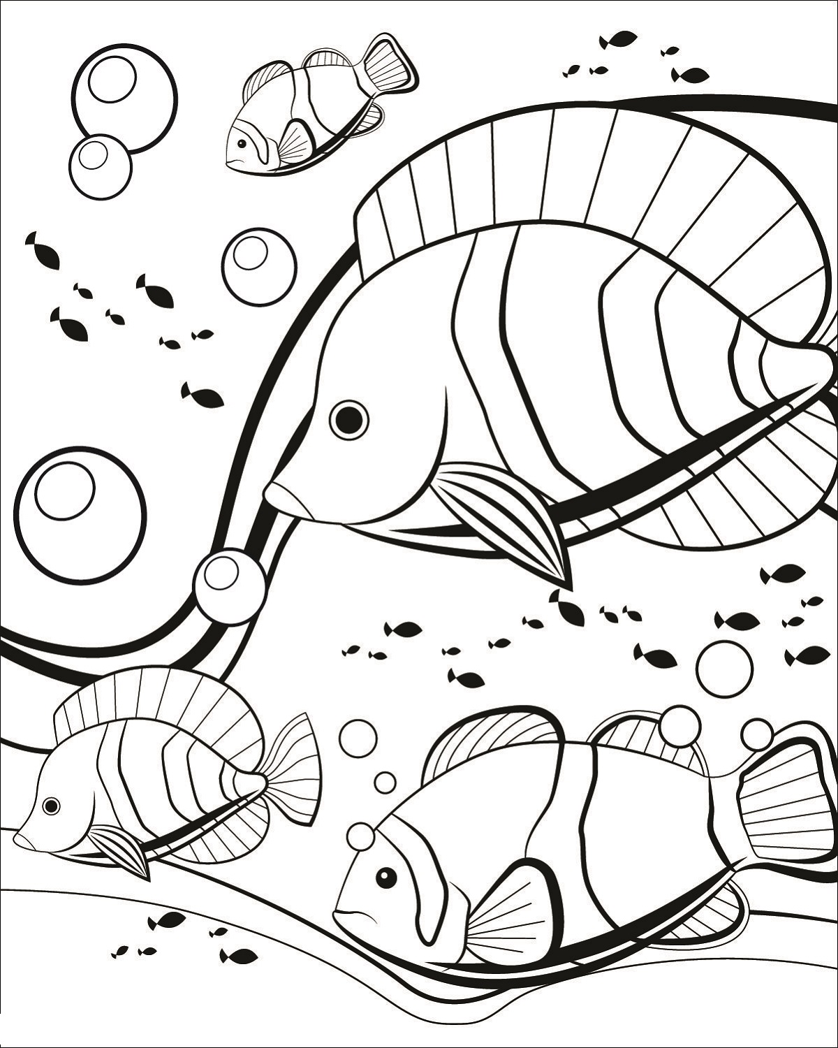 Sea Life Coloring Pages for Kids