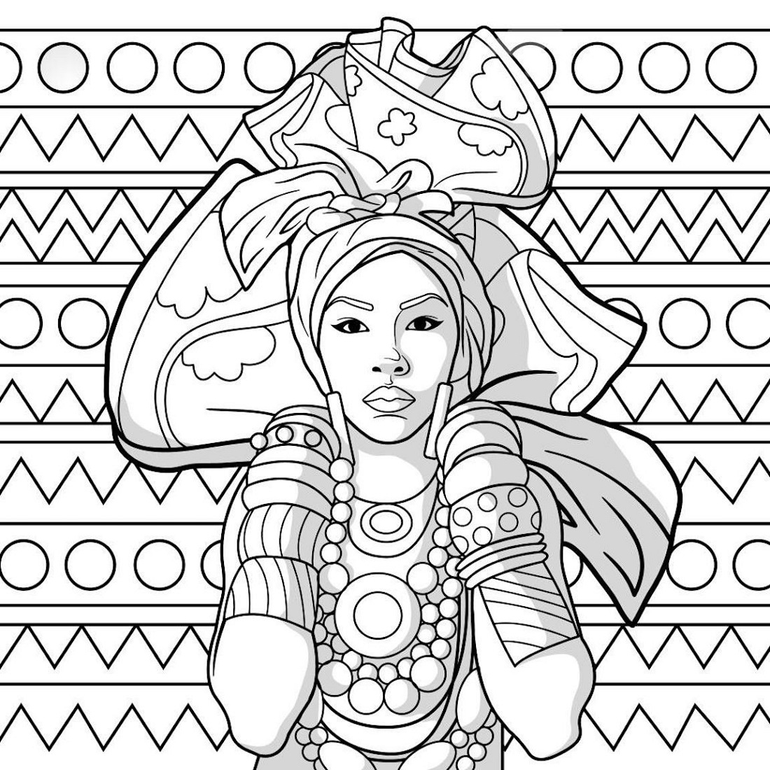 Art African American Coloring Pages
